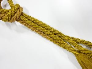 未使用品　正絹　撚り房　手組帯締め